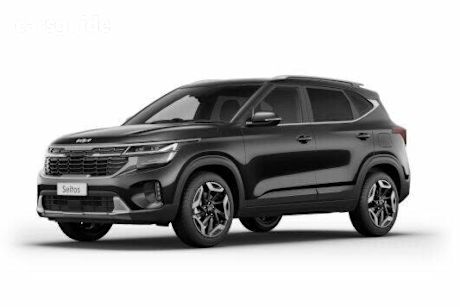 Black 2025 Kia Seltos Wagon Gt-Line (Awd) (Two-Tone)