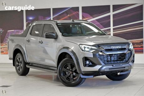 Silver 2025 Isuzu D-MAX Crew Cab Utility X-Terrain (4X4)