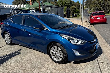 Blue 2015 Hyundai Elantra Sedan Trophy