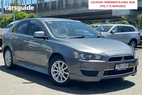 Grey 2013 Mitsubishi Lancer Sedan Lx