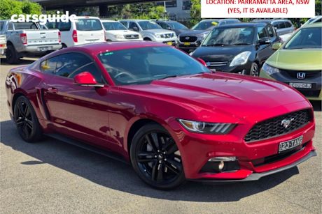 Red 2016 Ford Mustang Coupe Fastback 2.3 Gtdi