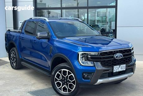 Blue 2025 Ford Ranger Double Cab Pick Up Wildtrak 2.0 (4X4)