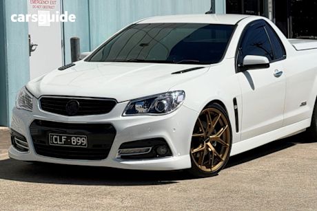 White 2014 Holden UTE Utility Ss-V
