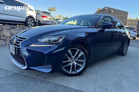 Blue 2017 Lexus IS200T Sedan Luxury