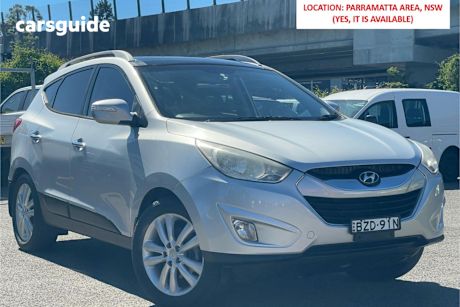 Silver 2011 Hyundai IX35 Wagon Highlander (Awd)