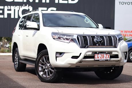 White 2020 Toyota Landcruiser Prado Wagon Vx