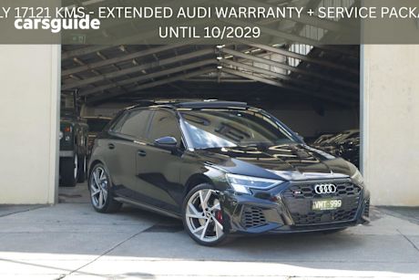 Black 2022 Audi S3 Sportback 2.0 Tfsi Quattro