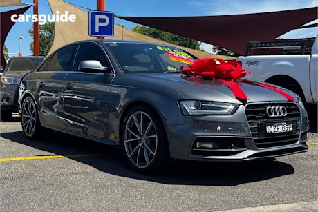 Silver 2015 Audi A4 Sedan 2.0 Tfsi S-Line Quattro