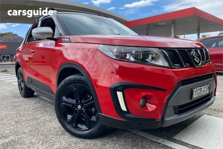 Red 2017 Suzuki Vitara Wagon S Turbo (Fwd)