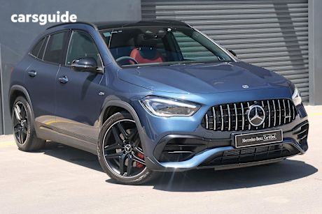 Blue 2022 Mercedes-Benz GLA45 Wagon S 4Matic+