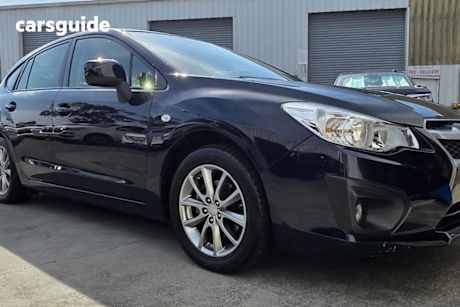 Blue 2014 Subaru Impreza Hatchback 2.0I (Awd)