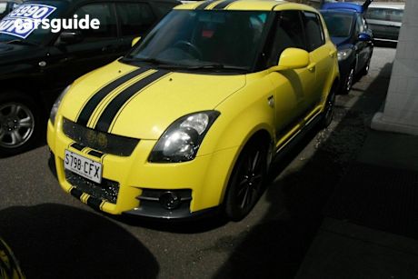 Yellow 2008 Suzuki Swift Hatchback Sport