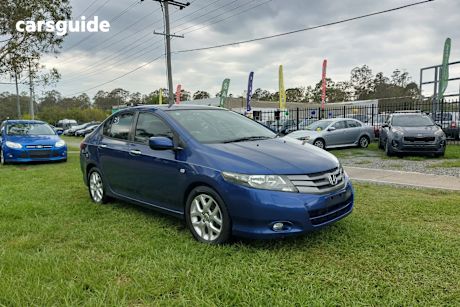 Blue 2009 Honda City Sedan Vti-L