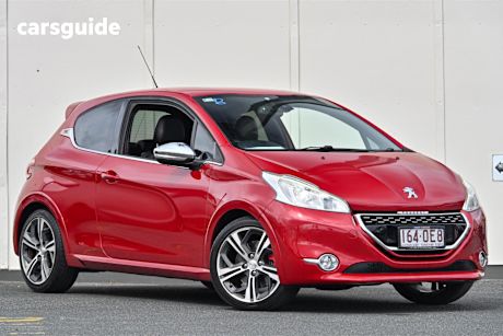 Red 2013 Peugeot 208 Hatchback Gti