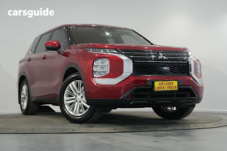 Red 2022 Mitsubishi Outlander Wagon Es 5 Seat (Awd)