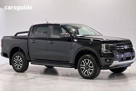 Black 2025 Ford Ranger Double Cab Pick Up Sport 2.0 (4X4)