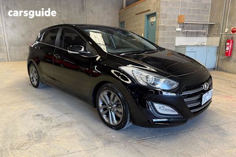 Black 2015 Hyundai I30 Hatchback Sr Premium