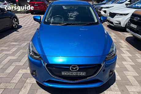 Blue 2015 Mazda 2 Hatchback Genki