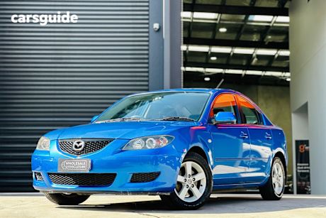 Blue 2005 Mazda 3 Sedan Maxx