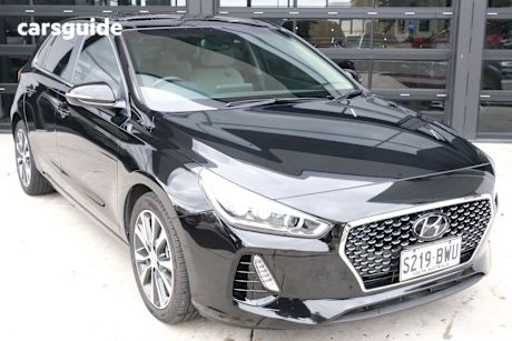 Black 2017 Hyundai I30 Hatchback Premium