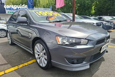 Grey 2009 Mitsubishi Lancer Hatchback Vr-X Sportback