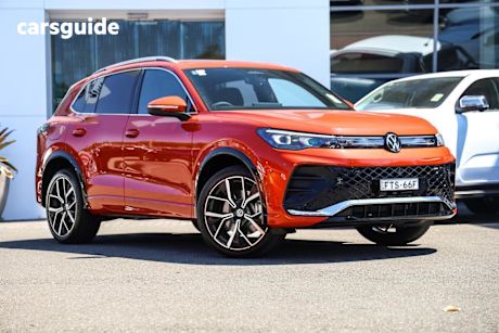 Red 2025 Volkswagen Tiguan Wagon 195Tsi R-Line