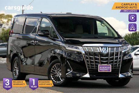 Black 2021 Toyota Alphard SUV EXECUTIVE LOUNGE (HYBRID)