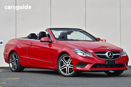 Red 2014 Mercedes-Benz E200 Cabriolet