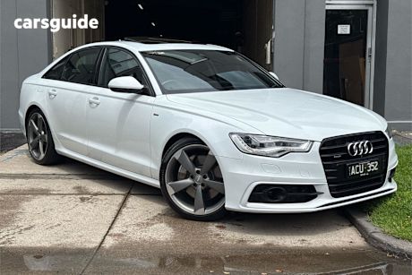 White 2014 Audi A6 Sedan 3.0 Tdi Biturbo Quattro