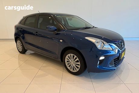 Blue 2021 Suzuki Baleno Hatchback Gl