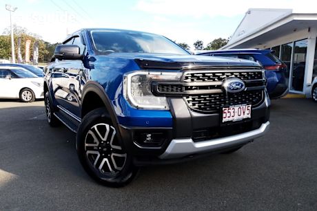 Blue 2023 Ford Ranger Double Cab Pick Up Sport 3.0 (4X4)