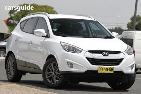 White 2013 Hyundai IX35 Wagon Elite (Awd)
