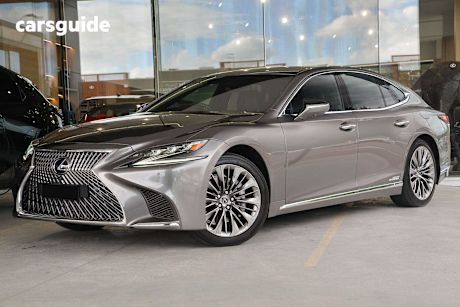 Silver 2018 Lexus LS500H Sedan Sports Luxury (Hybrid)