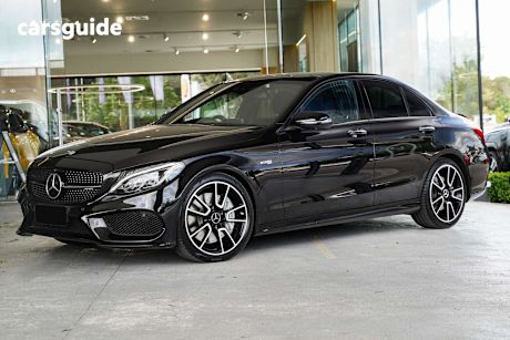 Black 2016 Mercedes-Benz C43 Sedan