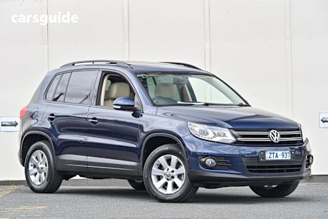 Blue 2013 Volkswagen Tiguan Wagon 132 Tsi Pacific