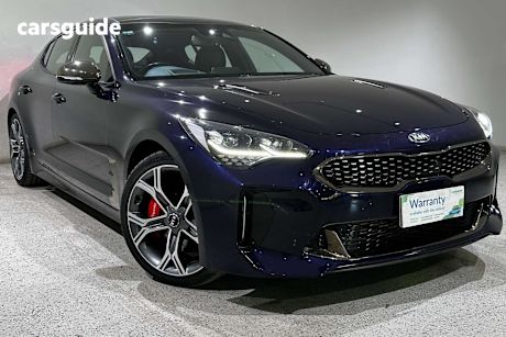 Blue 2020 Kia Stinger Sedan Gt (Red Leather)
