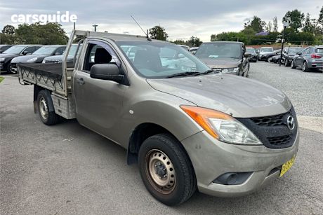 Grey 2012 Mazda BT-50 Cab Chassis Xt (4X2)