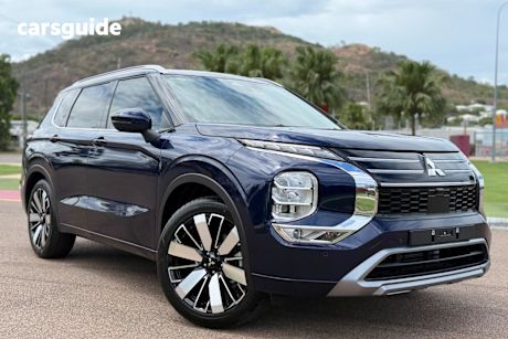 Blue 2025 Mitsubishi Outlander Wagon Exceed 5 Seat (Awd)