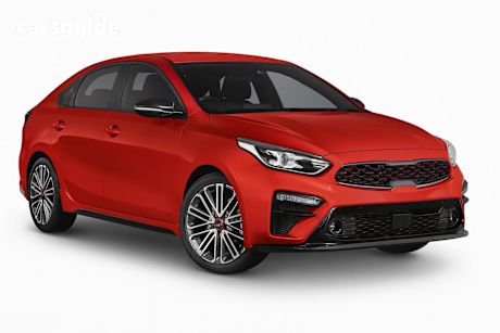 Orange 2020 Kia Cerato Hatchback Gt Safety Pack