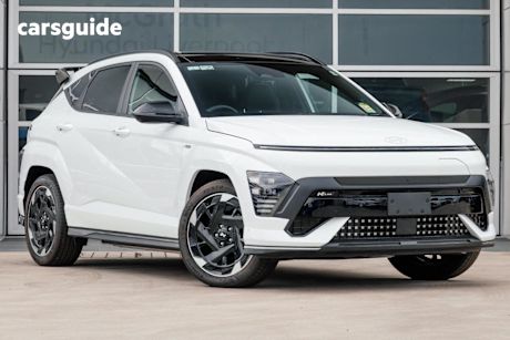 White 2025 Hyundai Kona Wagon Electric N Line