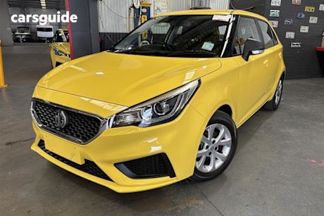 Yellow 2023 MG MG3 Hatchback Core