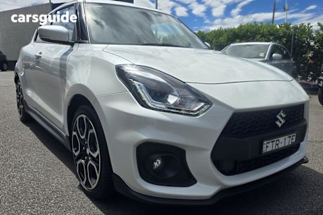 White 2024 Suzuki Swift Hatchback Sport Turbo