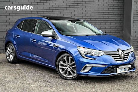 Blue 2017 Renault Megane Hatchback Gt-Line