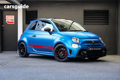 Blue 2023 Abarth 695 Hatch COMPETIZIONE SERIES 10