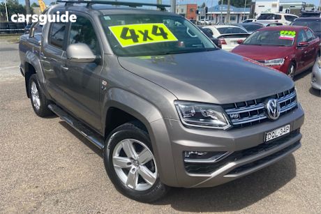 Beige 2017 Volkswagen Amarok Dual Cab Utility V6 Tdi 550 Highline