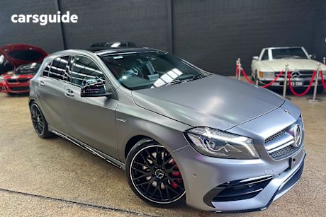 Grey 2018 Mercedes-Benz A45 Hatchback 4Matic