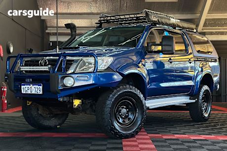 Blue 2012 Toyota Hilux Dual Cab Pick-up Sr (4X4)