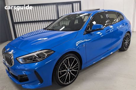 Blue 2019 BMW 1 Hatch 118I M SPORT F
