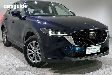 Blue 2022 Mazda CX-5 Wagon Touring (Awd)