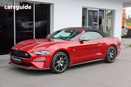 Red 2020 Ford Mustang Convertible 2.3 Gtdi